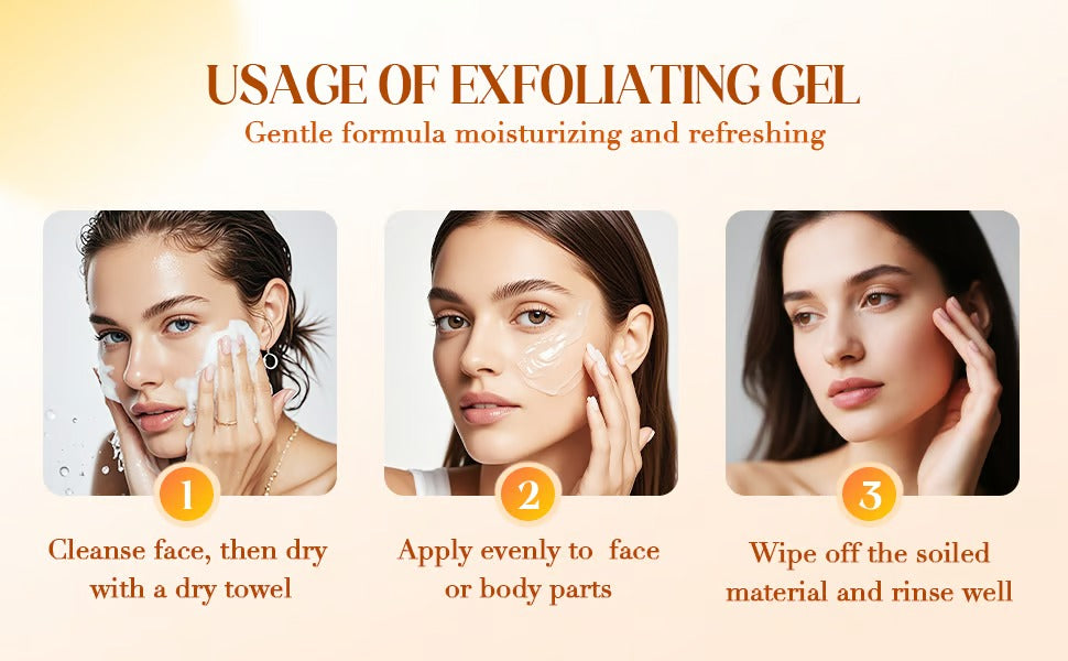 Orange Glow Exfoliating Gel –Buy 1 Get 1 Free